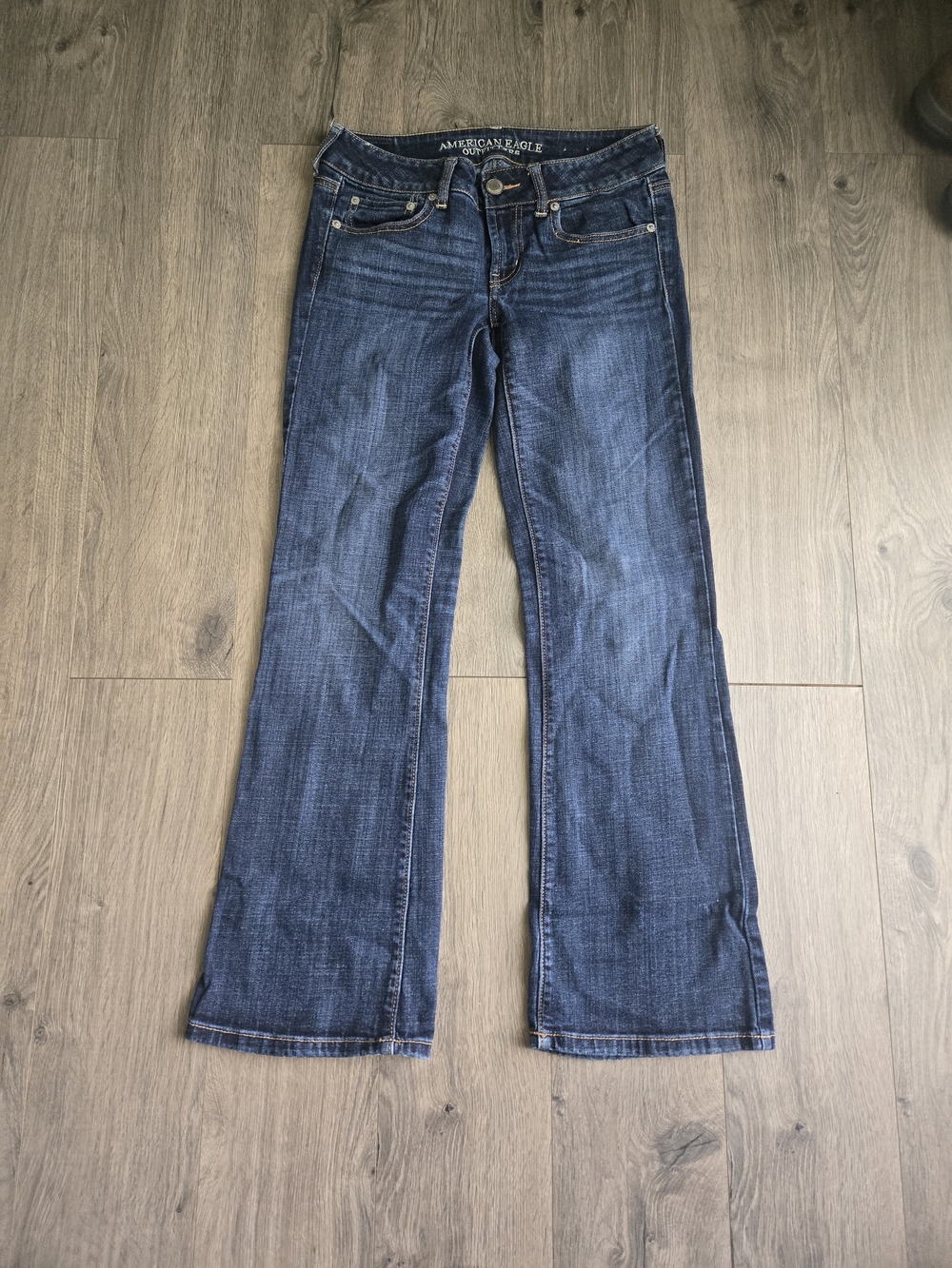 American Eagle Outfitters Dark Blue Flare Jeans